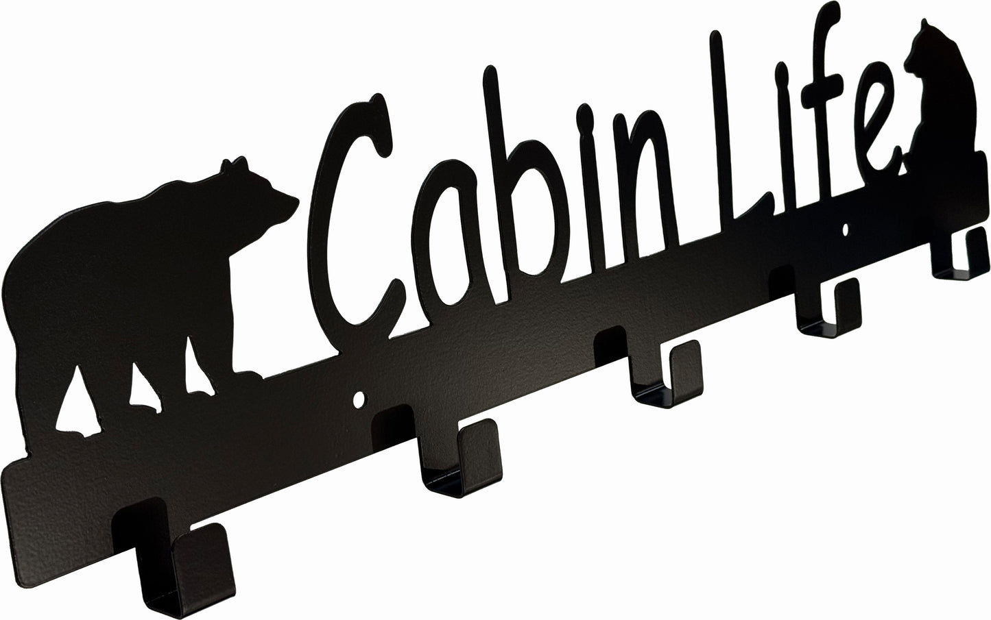 "Cabin Life" Coat Rack