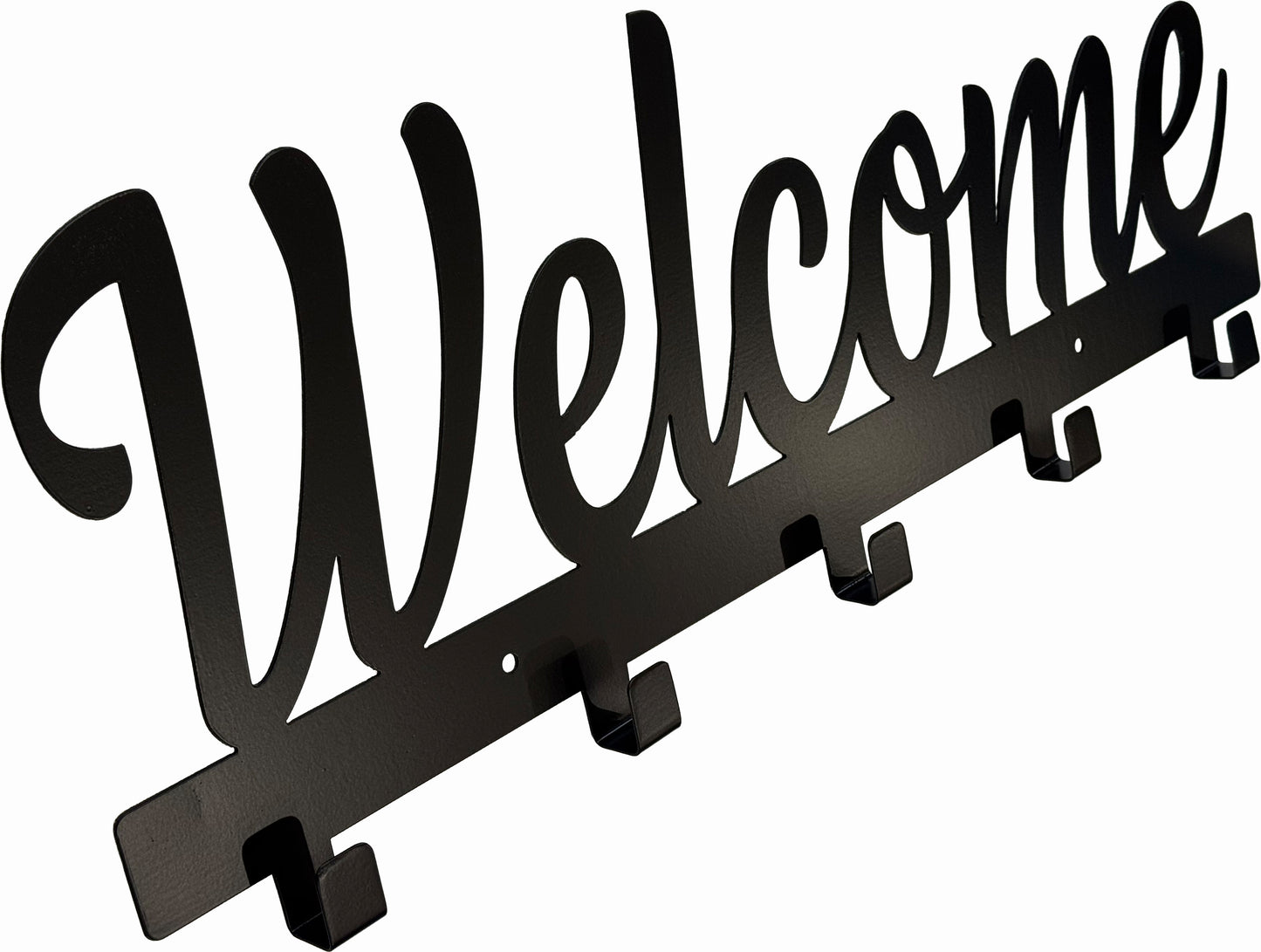 "Welcome" Coat Rack