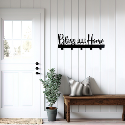 Bless Our Home - Coat Rack