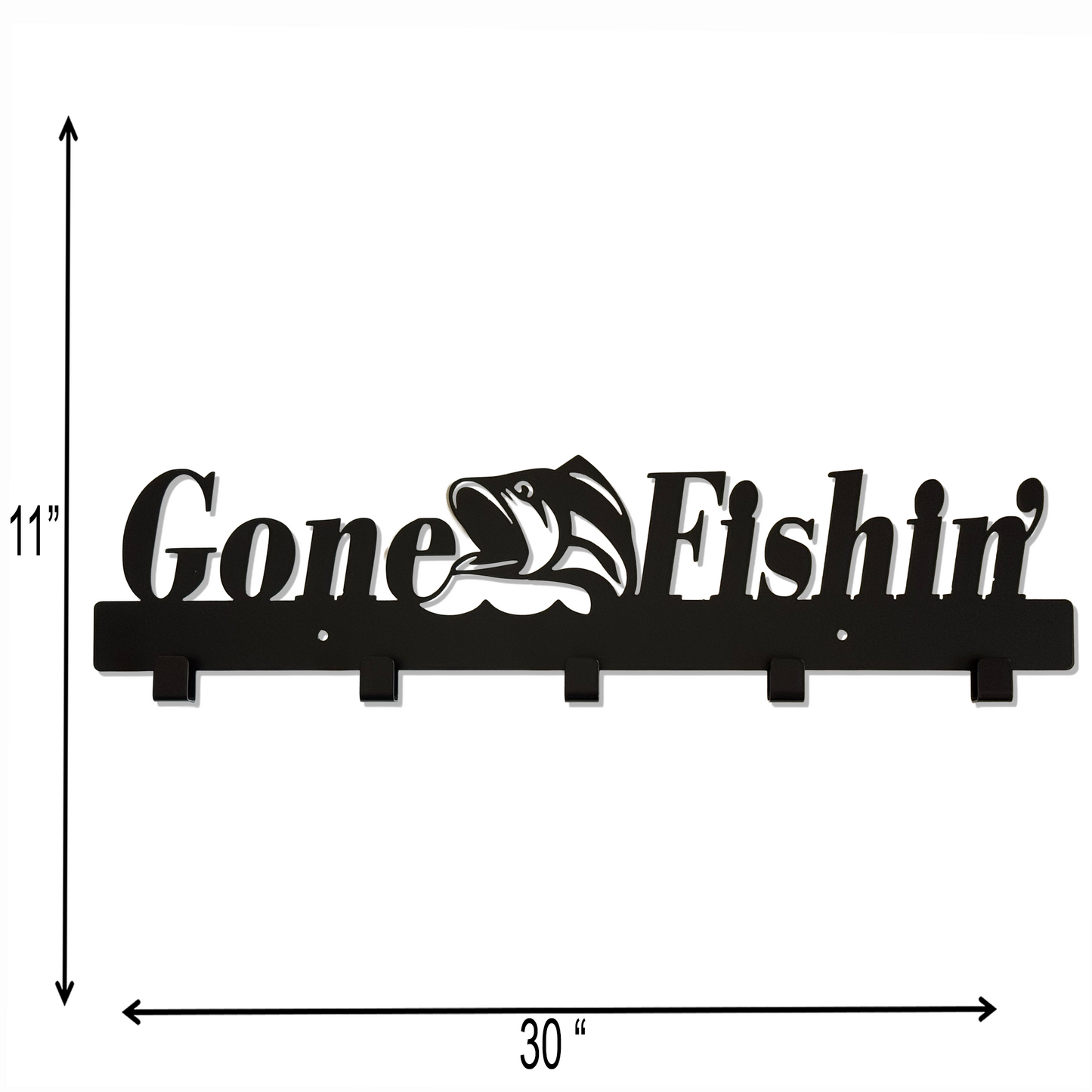 Gone Fishin' - Coat Rack