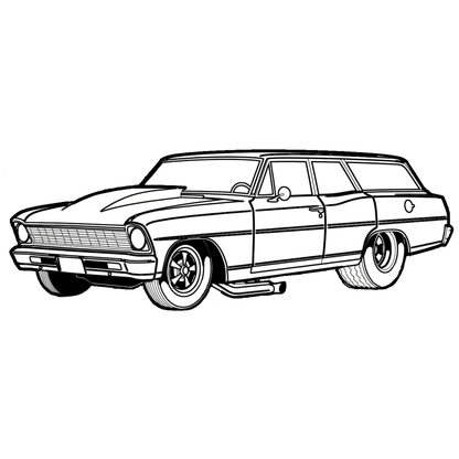 Custom Hot Rod Car Sign - Wall Art