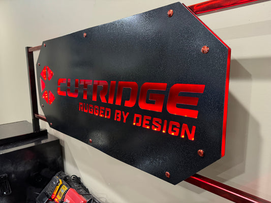 Custom Metal Shop Sign