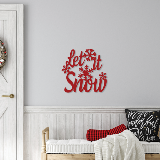 Let It Snow - Wall Art