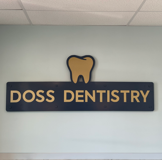 Business Sign - Large Multidimensional with LED Backlights
