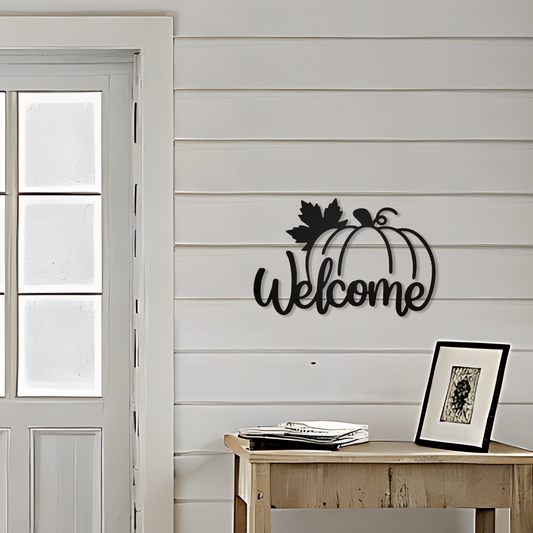 Welcome Pumpkin - Wall Art